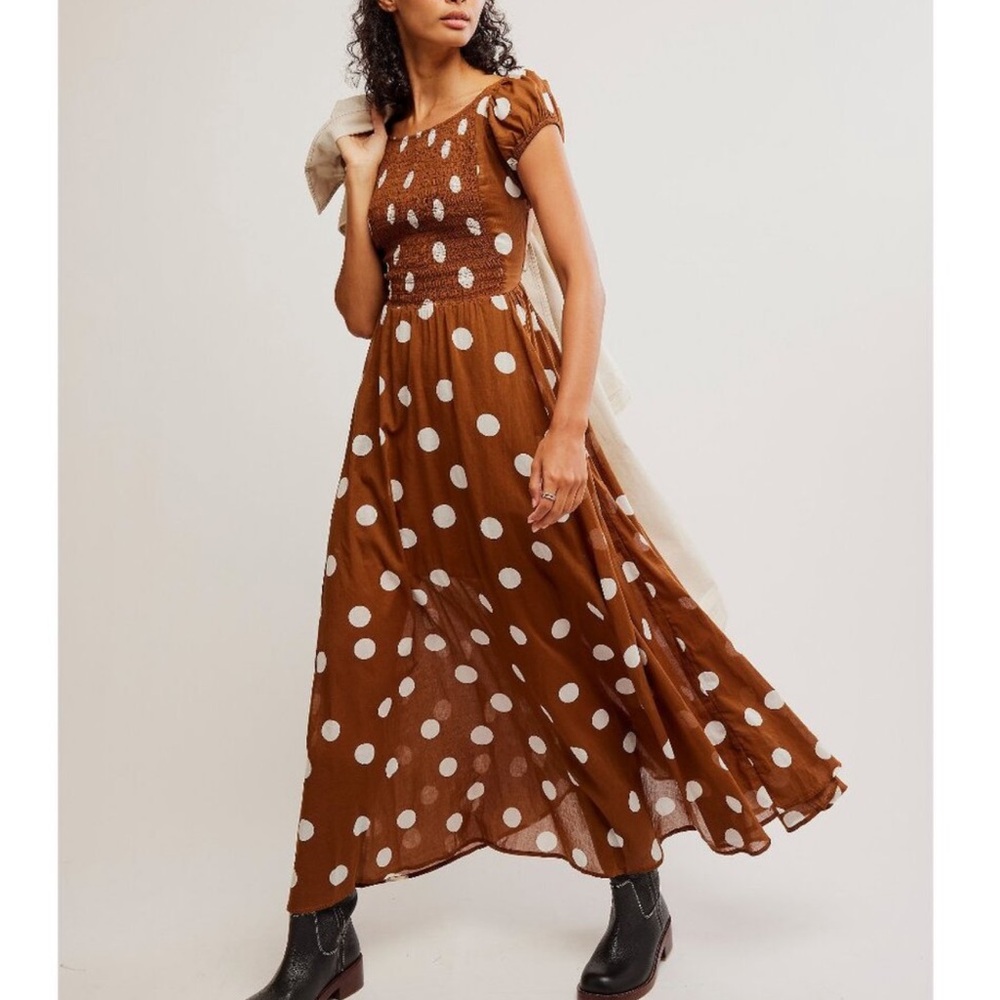 FREE PEOPLE Ultraviolet Dress / Oak Combo